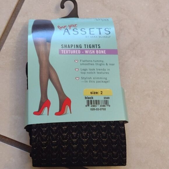 Lot of 3 Spanx Shaping Tights Marled grey, Wishbone, Currant Burgundy red 2/B - Picture 6 of 13